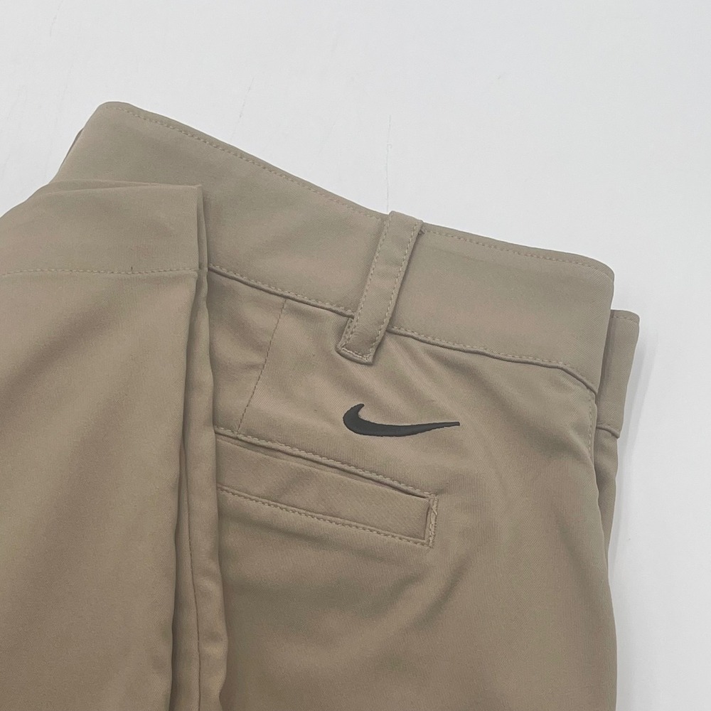 Nike Dri-FIT Repel 5-Pocket Golf Performance Pants Khaki Tan Mens 34x32 Stretch